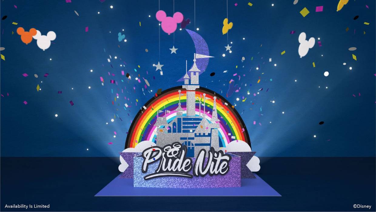 El año pasado fue la primera vez que se llevaron a cabo las Pride Nites, y contó con más de 30 personajes de Disney.