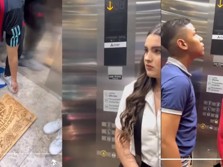 Escalofriante broma de jóvenes en un ascensor: simulan invocar un demonio usando una ouija