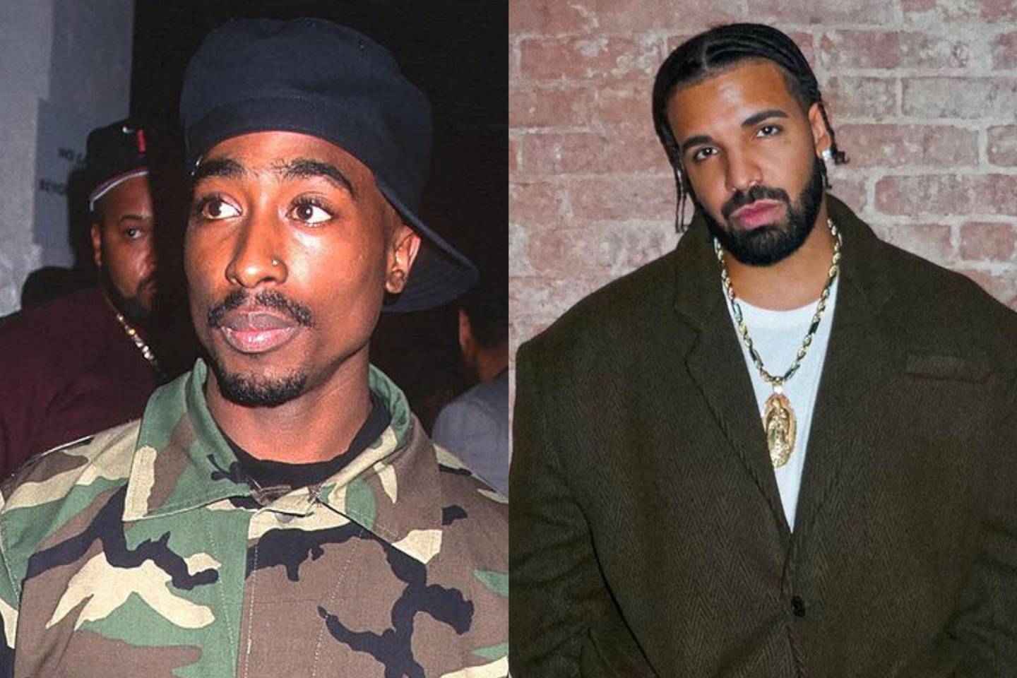 Equipo legal de Tupac amenaza con denunciar a Drake por utilizar la voz del rapero, creada con IA, sin su consentimiento/Fotos: Twitter