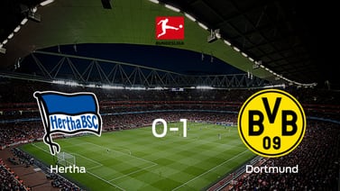  Borussia Dortmund se lleva los tres puntos frente a Hertha Berlín (1-0)