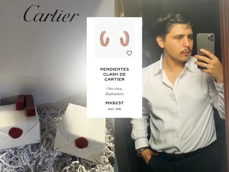 Fueron dos personas las que compraron aretes Cartier a 237 pesos