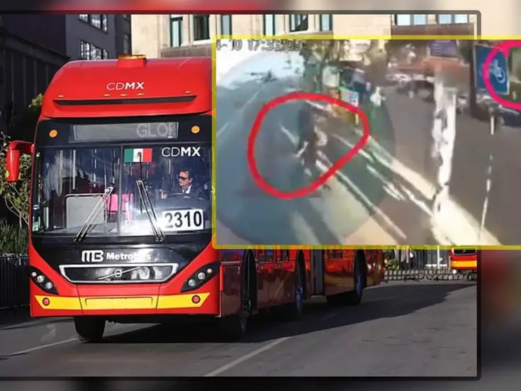 VIDEO: Difunden momento exacto en que Metrobús arrolló a pareja en la Cdmx, matando a una mujer y dejando grave a su esposa