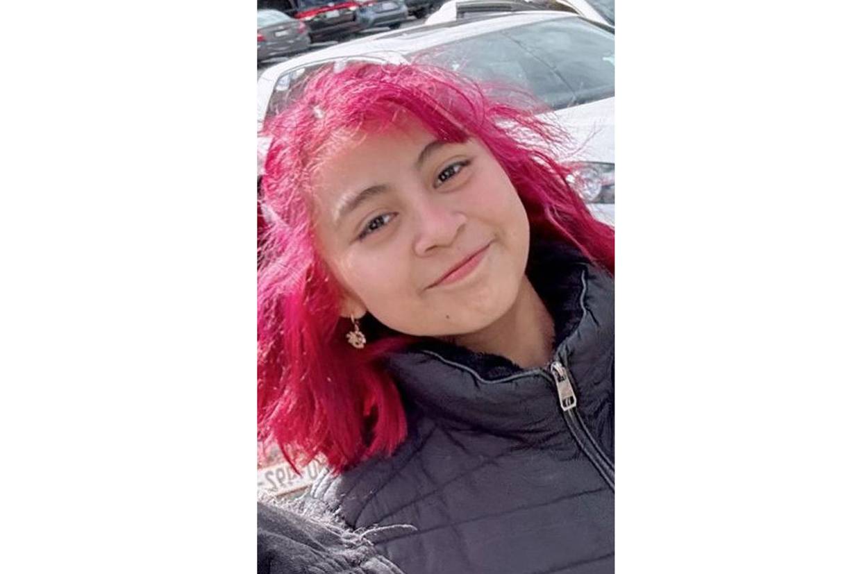 Leidy Michelle Flores Martínez, de 13 años es la menor desaparecida.