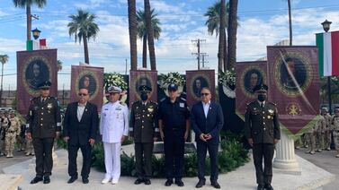 Realizan Guardia de Honor en conmemoración de Niños Héroes