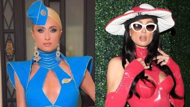 Paris Hilton recrea icónicos vestuarios de Britney Spears y Katy Perry para Halloween