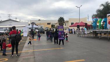 Registra escasa participación feria del Sistema Municipal de Protección a la Niñez en Rosarito