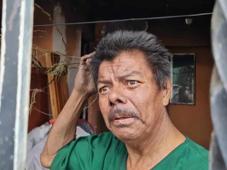 Hermosillo: Alfredo logra escapar del fuego, ahora necesita ayuda para reconstruir su casa
