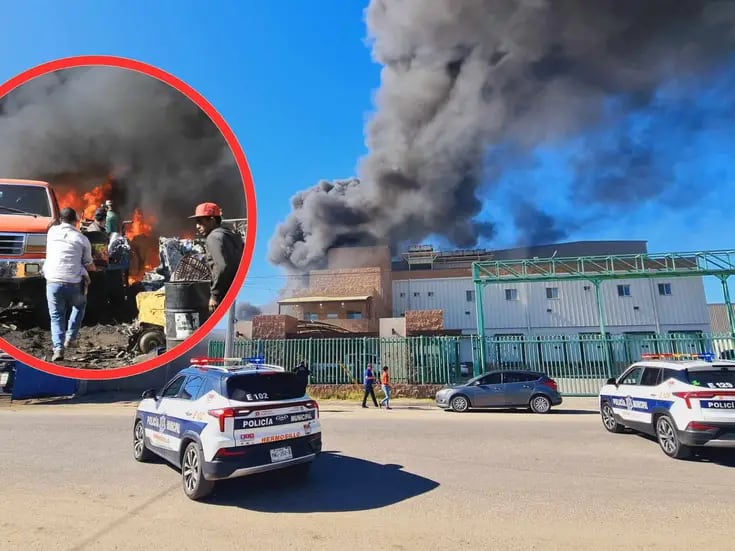 Hermosillo: Se registra fuerte incendio y explosiones en yunque ubicado en la colonia Ladrilleros