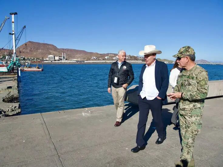 Supervisa Gobernador de Sonora inicio de renovación del muelle de Guaymas