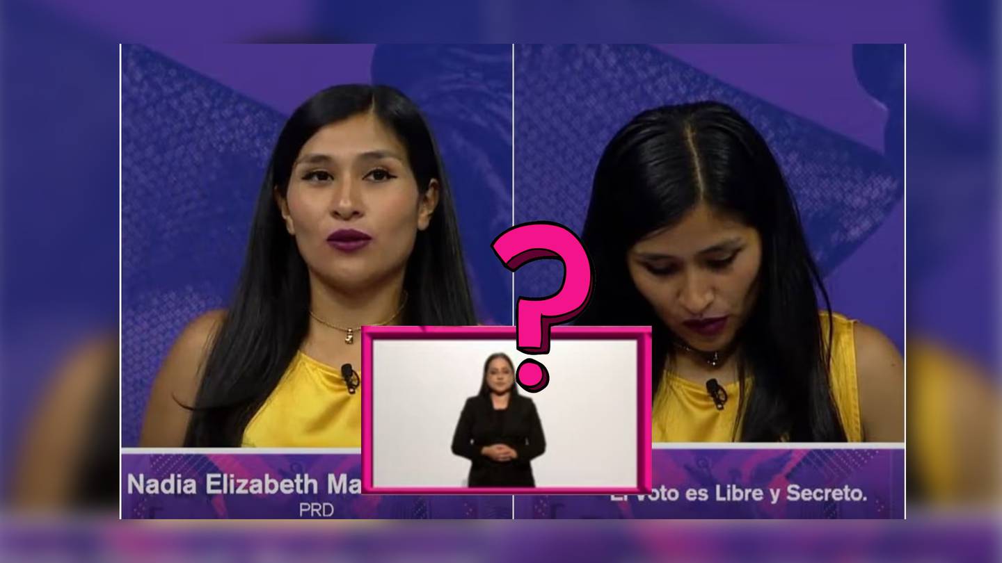 El momento más viral del debate chilango fue cuando la candidata del PRD, Nadia Macías, se quedó sin palabras durante una de sus intervenciones.