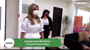 Inaugura gobernadora Claudia Pavlovich Centro de Justicia para la Mujer