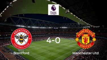 Brentford muestra su poderío tras golear a Manchester United (4-0)