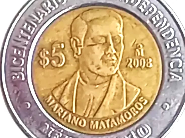 Se vende por 150 mil pesos a través de Mercado Libre una moneda de Mariano Matamoros