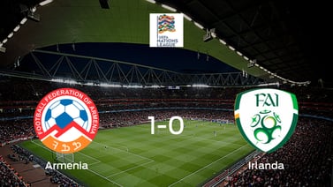 Armenia consigue la victoria frente a Irlanda en el segundo tiempo (1-0)