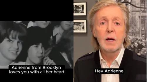 VIDEO: Paul McCartney responde a la declaración de amor de una fan 60 años después