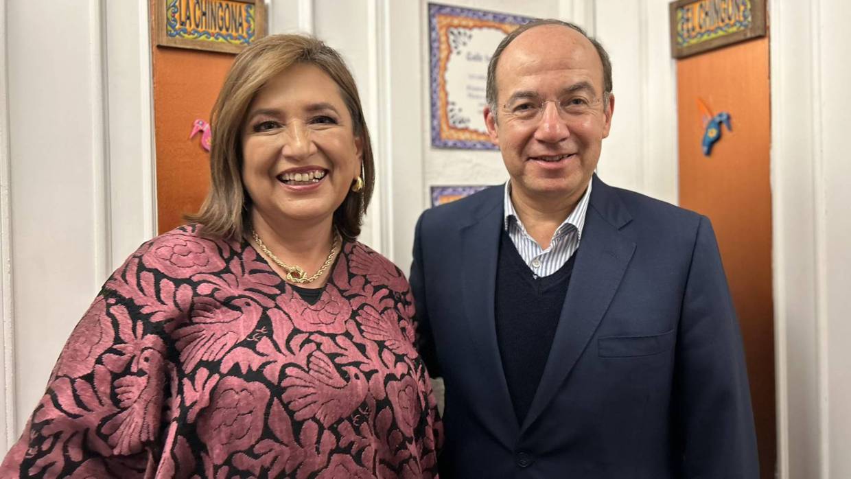 Felipe Calderón elogia a Xóchitl Gálvez tras su encuentro en España