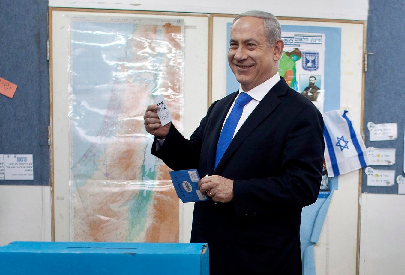 ALTERNATE CROP - El primer ministro israelí Benjamín Netanyahu (AP Photo/Uriel Sinai, Pool)