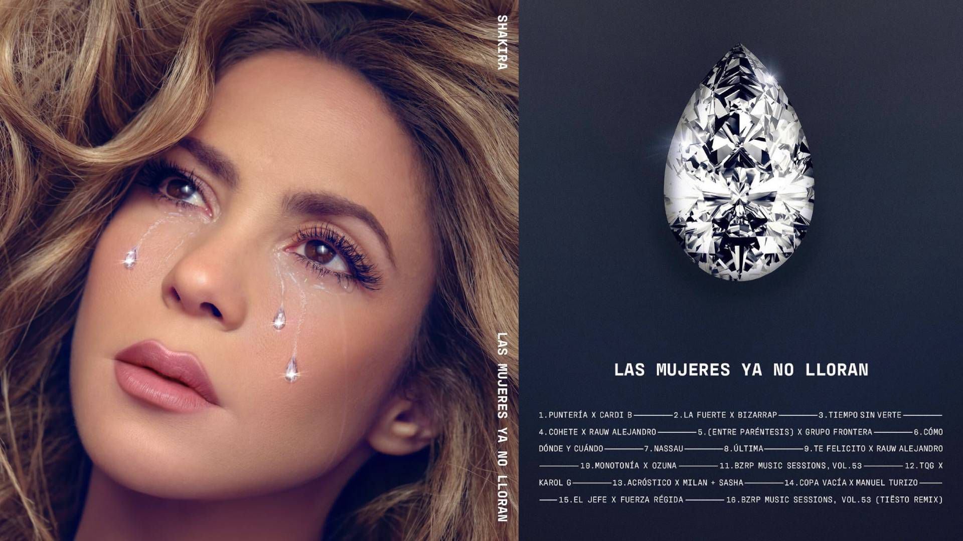 Shakira revela el tracklist completo de 'Las mujeres ya no lloran'