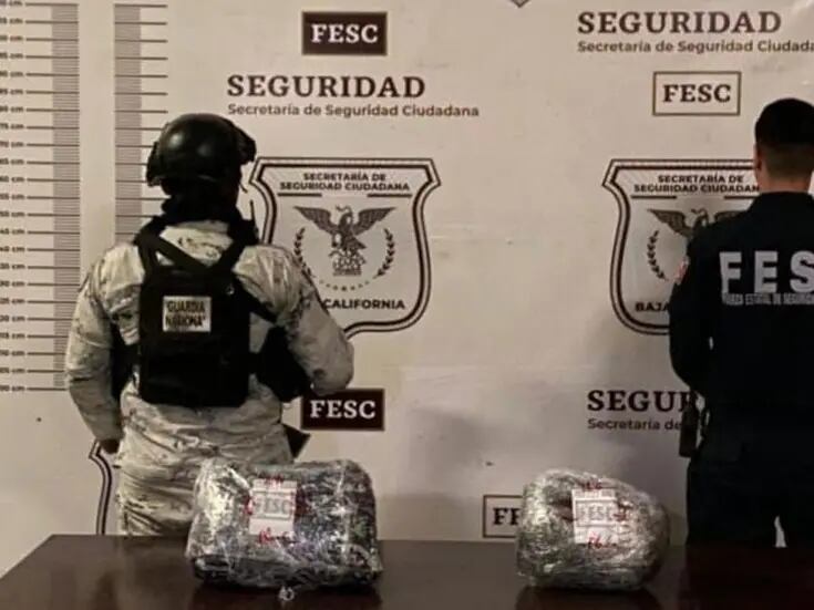 Localizan 15 kilos de metanfetamina en vía pública de Tijuana