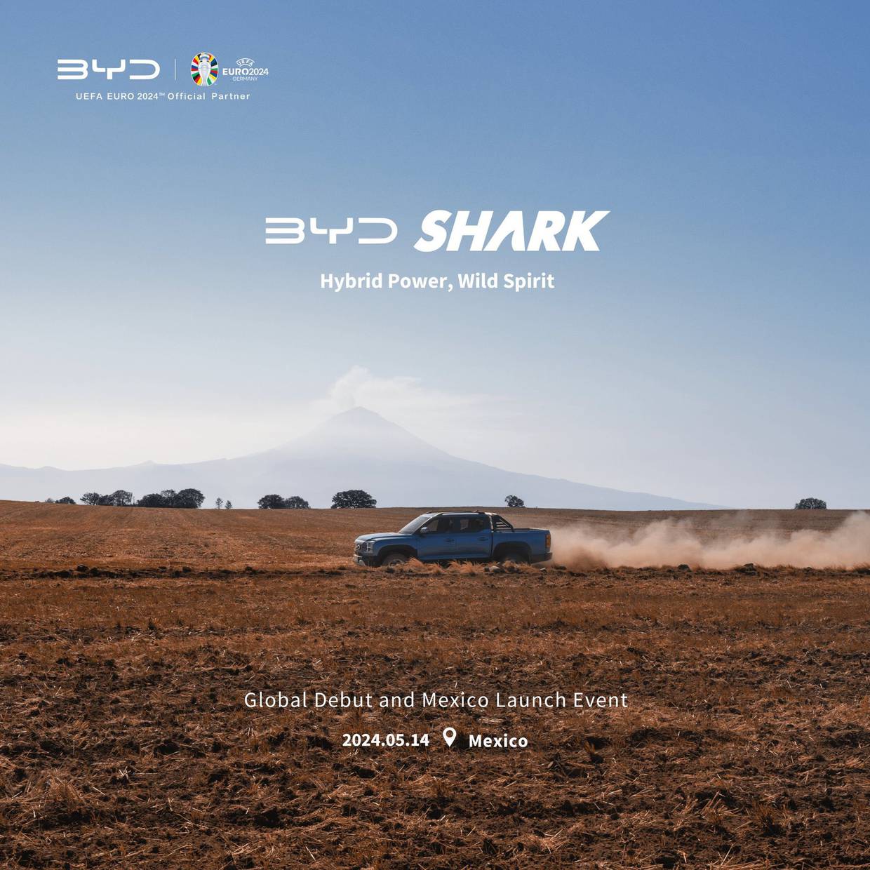 El gigante chino de vehículos eléctricos BYD dijo el martes que realizará el lanzamiento mundial de su primera camioneta pick up, la BYD Shark, en un evento en México el 14 de mayo.