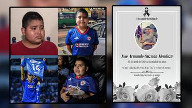 Muere José Armando, niño con cáncer fan del Cruz Azul que renunció a su tratamiento para vivir sus últimos días sin dolor