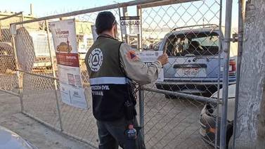 Clausuran en Tijuana dos corralones municipales en operativo aleatorio 