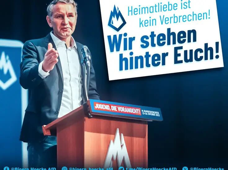 Leader of the most extreme faction of the Alternative for Germany party (AfD)