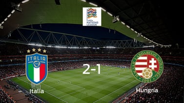 Victoria 2-1 de Italia frente a Hungría
