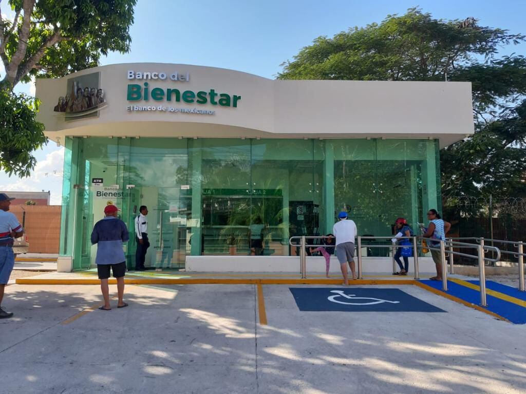 Los cajeros del Banco del Bienestar están disponibles a cualquier hora en sucursales.