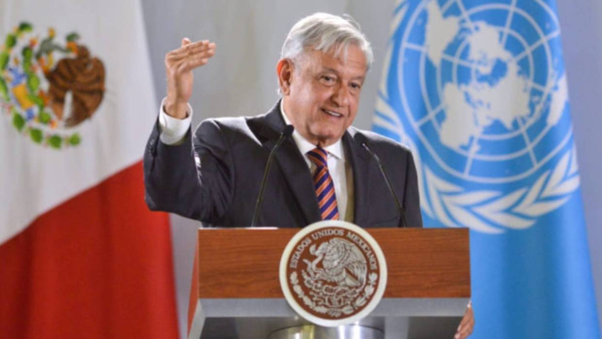 AMLO pide a ONU insistir "con más energía" el alto al fuego en Palestina / Foto: Especial