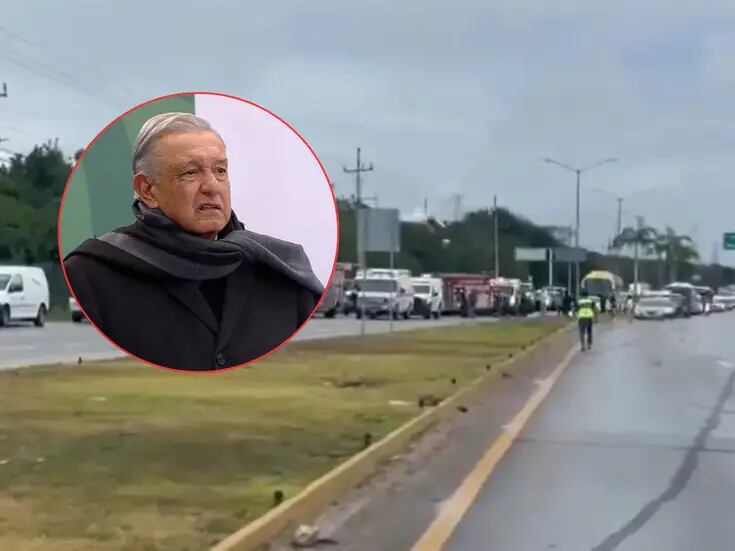 AMLO brindará apoyo a familiares de los 5 argentinos y un mexicano fallecidos en accidente carretero en Quintana Roo