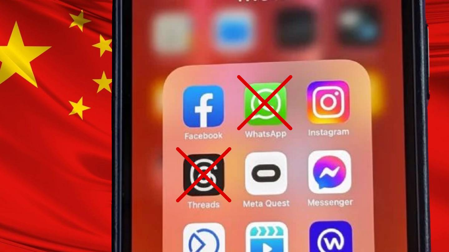 Apple actuó siguiendo una orden del organismo de control de Internet chino y eliminó WhatsApp y Threads de su tienda de aplicaciones en China.