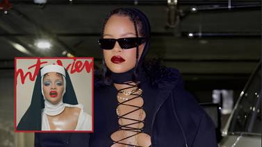 Rihanna causa polémica por posar vestida de monja para una revista