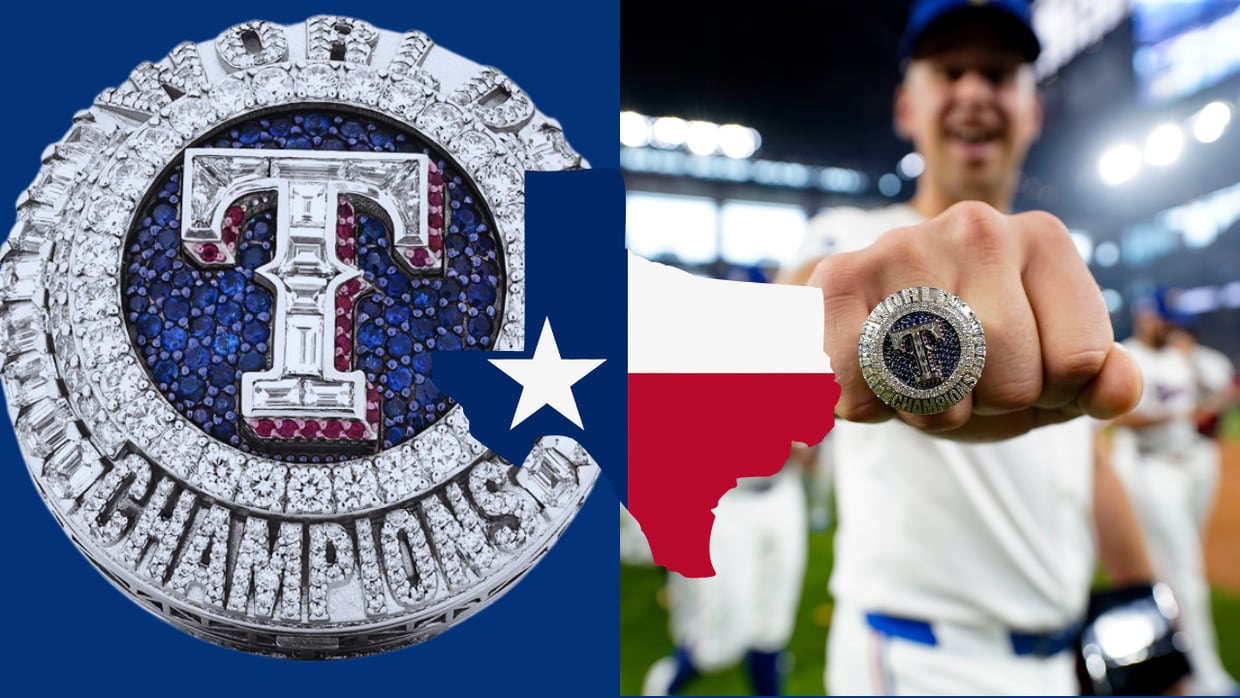 MLB: Así luce el Anillo de los Texas Rangers de la Serie Mundial 2023