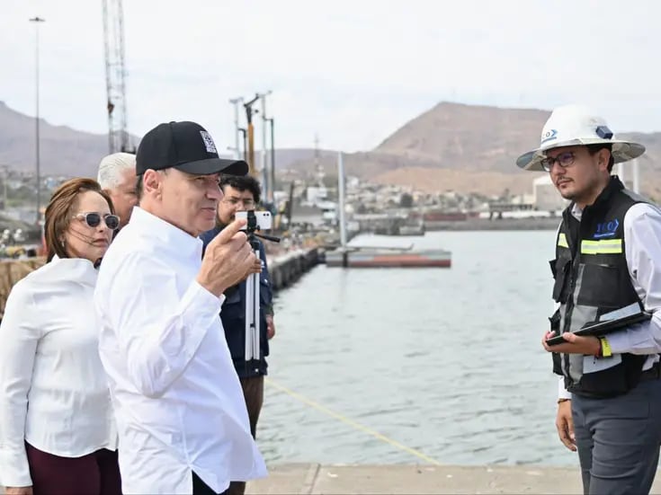 Recorre Gobernador avances de modernización del Puerto y carretera Guaymas-Chihuahua