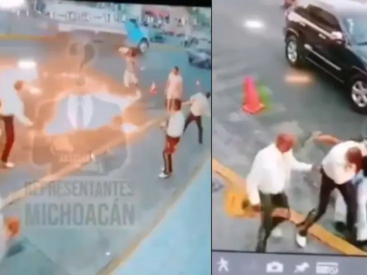 VIDEO: Mariachis pelean a golpes contra un ‘tragafuego’ que los intentó incendiar