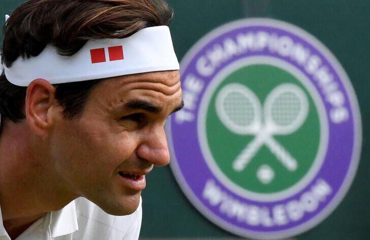 Jul 7, 2021 
Foto de archivo de Roger Federer en un partido en Wimbledon en 2021. 
REUTERS/Toby Melville