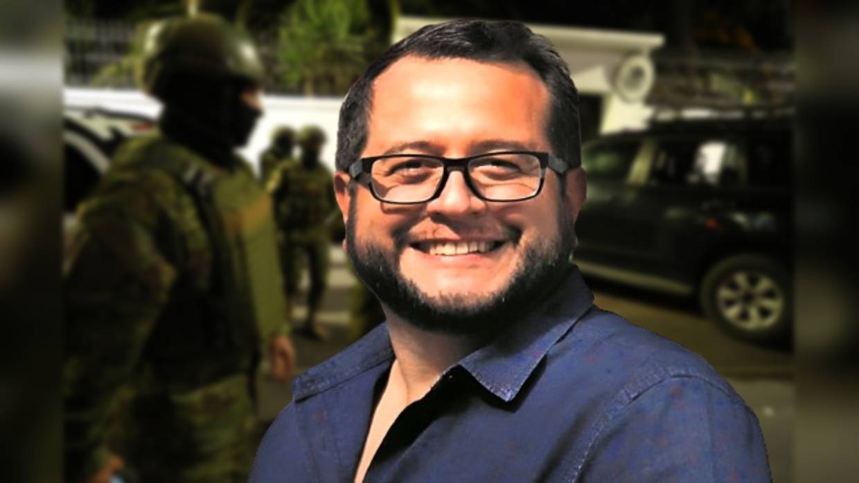 José Ramón López Beltrán, hijo de AMLO, reprobó cómo Ecuador allanó la Embajada de México para arrestar a Jorge Glas. | EFE
