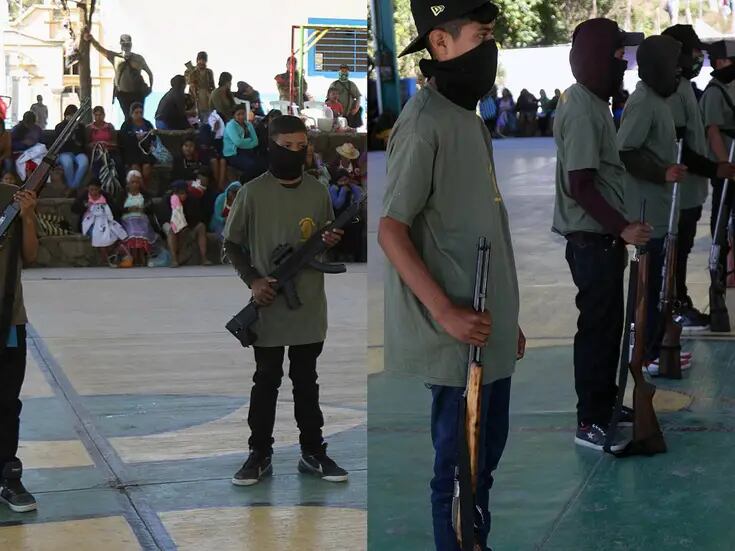 Dan armas a niños en Guerrero para defenderse del crimen organizado