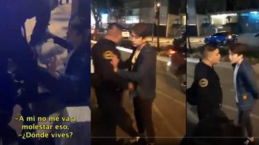 Revelan otro video del hijo de Xóchitl agrediendo a policías