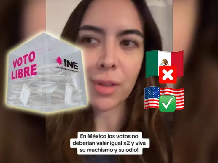 Tunden a tiktoker por explicar porqué los votos en México no deberían valer igual; prefiere elecciones de EU