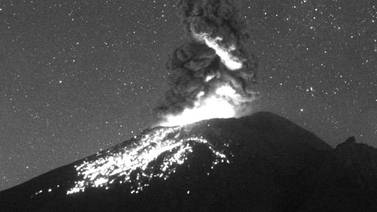 Popocatépetl presenta 6 explosiones en las últimas 24 horas