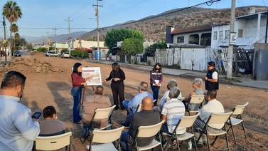 Rehabilitarán calle Río Plata en Valle Dorado de Ensenada