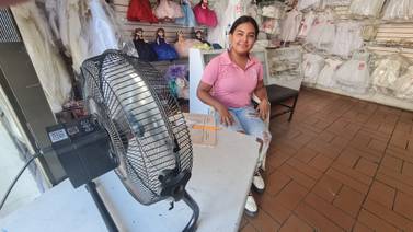 Hermosillo: Comerciante del Mercado Municipal usa energía solar para mitigar el calor