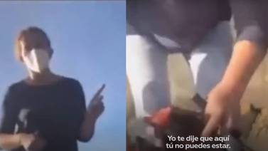 "Te voy a sacar un arma": Mujer amenaza a una chica con sacarla de una playa en Chile
