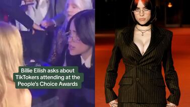 VIDEO: Billie Eilish se queja de que invitaron a ‘tiktokers’ a una ceremonia de premios