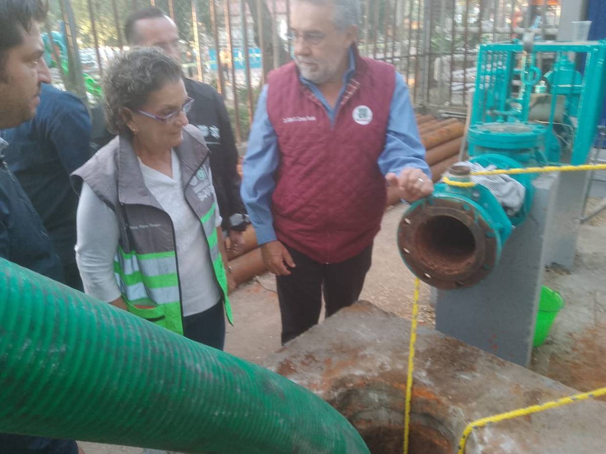 Se ha cerrado el pozo de agua contaminado en Álvaro Obregón.
