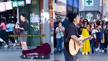 “Nadie me reconocía”: Mon Laferte sorprende con concierto acústico en las calles de Chile
