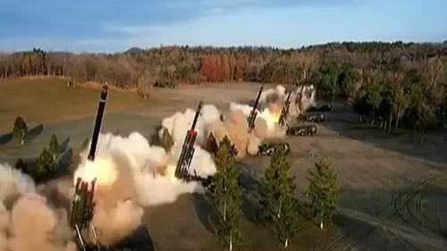 Corea del Norte dispara 10 misiles balísticos en pruebas