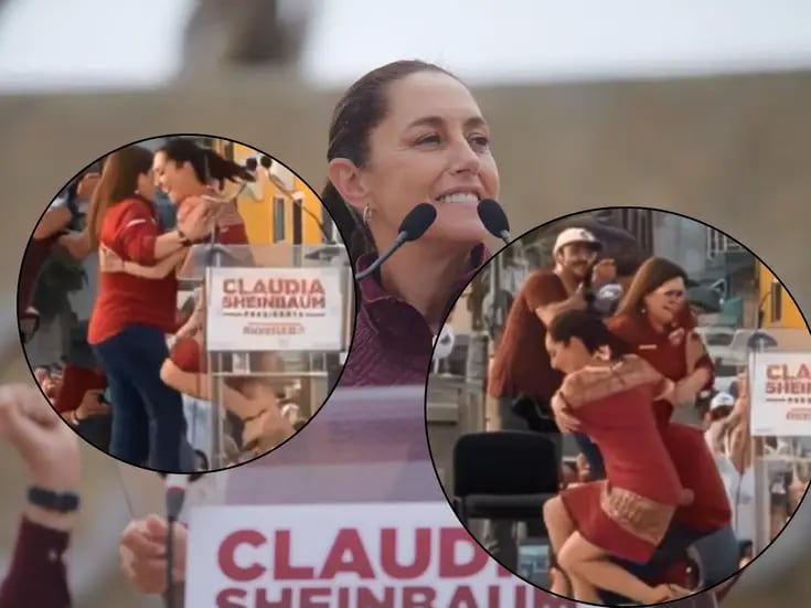 VIDEO: Claudia Sheinbaum se cae bailando banda al estilo Mazatlán
